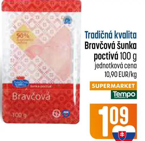 Bravčová šunka poctivá
