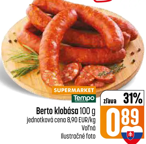 Berto klobása