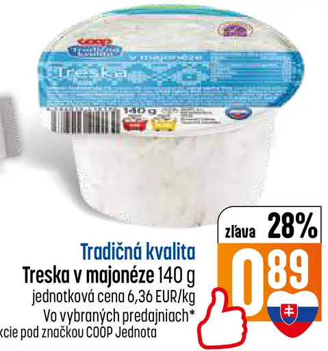 Treska v majonéze