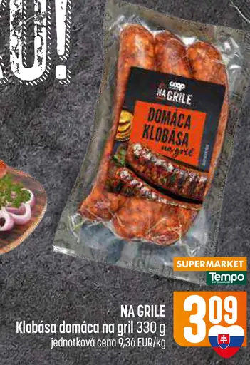 Klobása domáca na gril