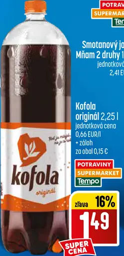 Kofola originál nealkoholický nápoj