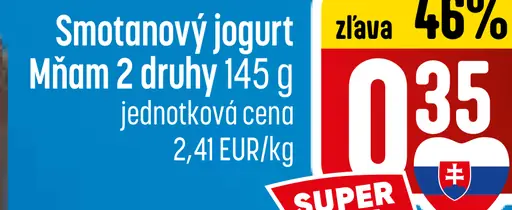 Rajo Mňam Smotanový jogurt nugát