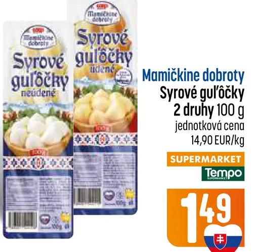 Mamičkine dobroty syrové guľôčky