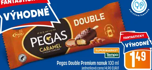 Pegas Double Premium karamel nanuk