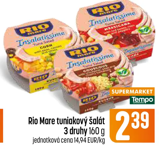 Rio Mare tuniakový šalát 3 druhy