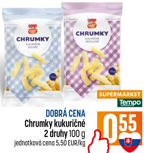 Dobrá cena Chrumky kukuričné