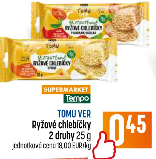 TOMU VER Ryžové chlebíčky
