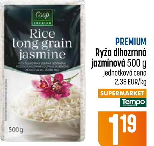 Premium Ryža dlhozrnná jazmínová