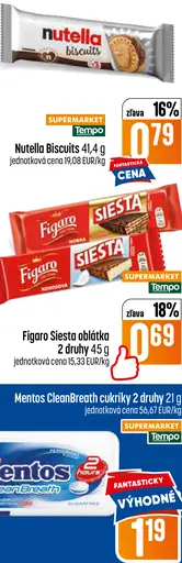 Nutella Biscuits sušienky plnené lieskovoorieškovým krémom