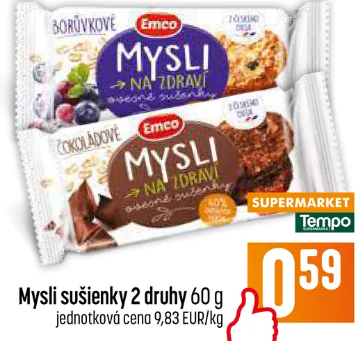 Emco Mysli ovsené sušienky