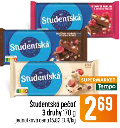 Študentská pečať čokoláda