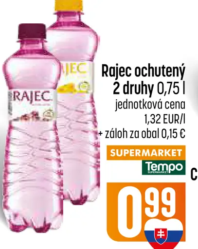Rajecká ochutená minerálna voda
