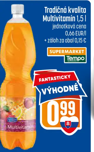 Multivitamín ovocný nápoj