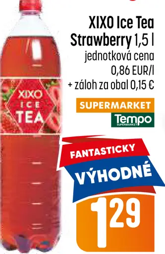 Xixo Ice Tea strawberry ľadový čaj