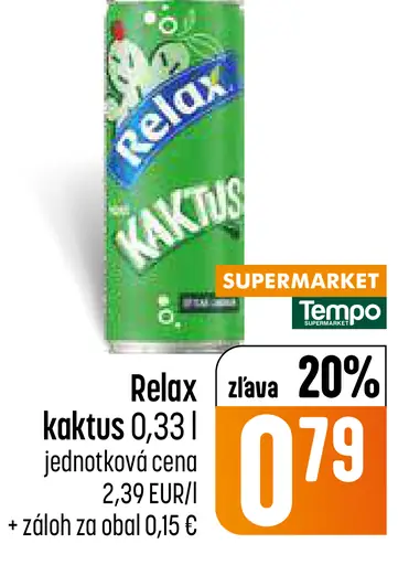 Relax Kaktus ovocný nápoj