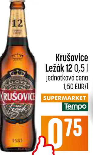 Krušovice Ležiak 12 fľaša