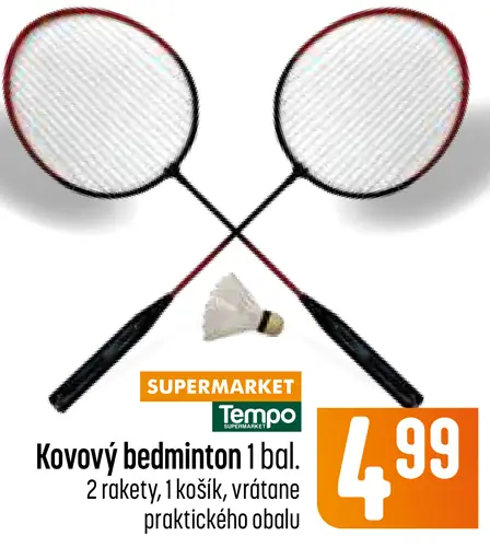 Kovový badminton so sieťkou