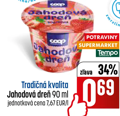 Tradičná kvalita Jahodový dresč