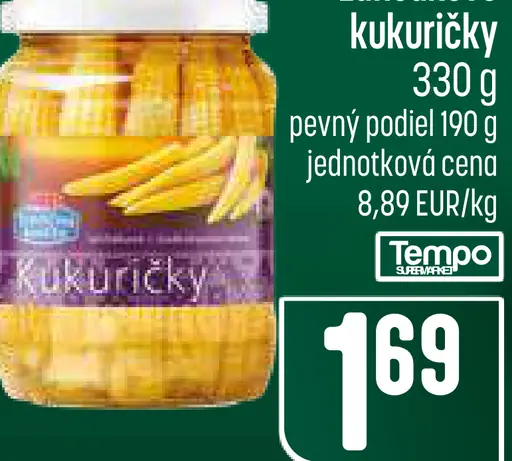 Tradičná kvalita lahôdkové kukuričky
