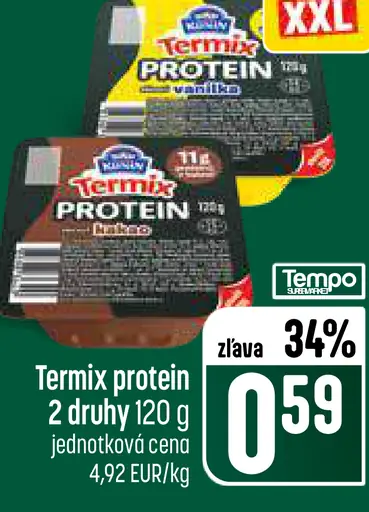 Termix protein tvarohový dezert