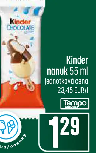 Kinder Chocolate nanuk
