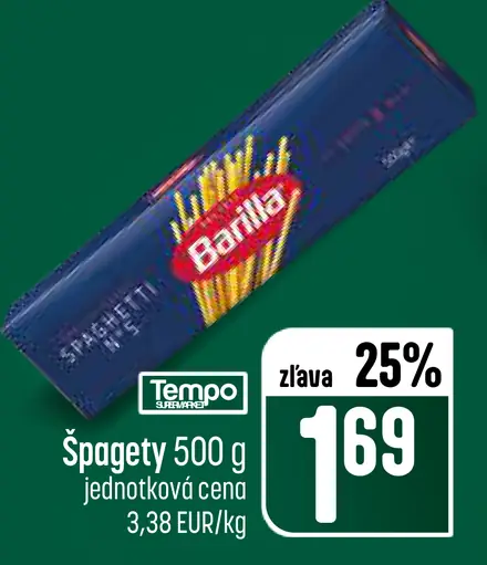 Barilla špagety