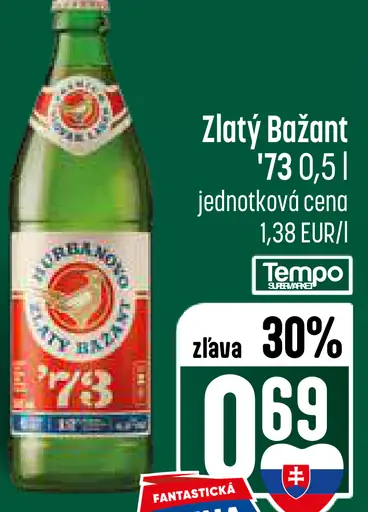 Zlatý Bažant '73 plechovka