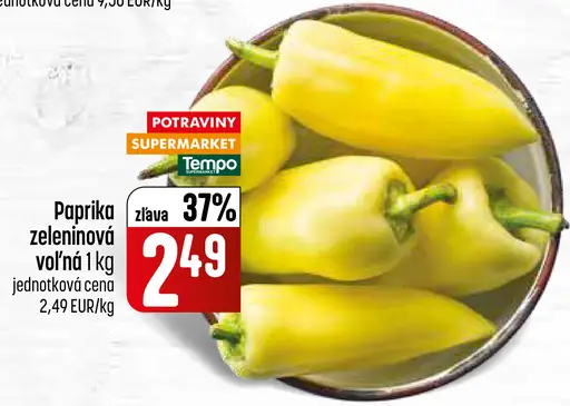 Paprika zeleninová