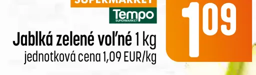 Jablká zelené voľné
