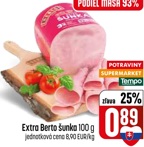 Extra Berto šunka