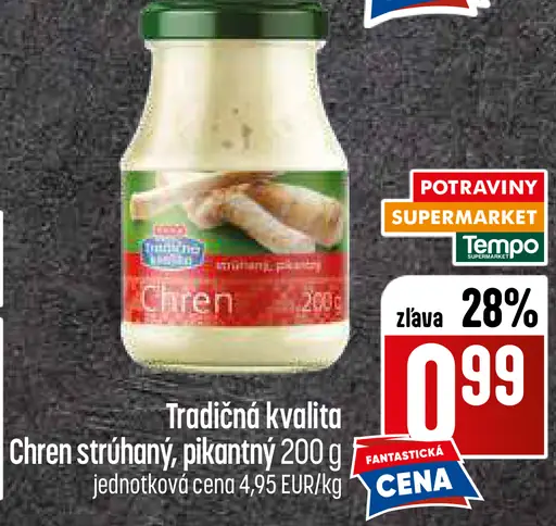 Chren strúhaný pikantný