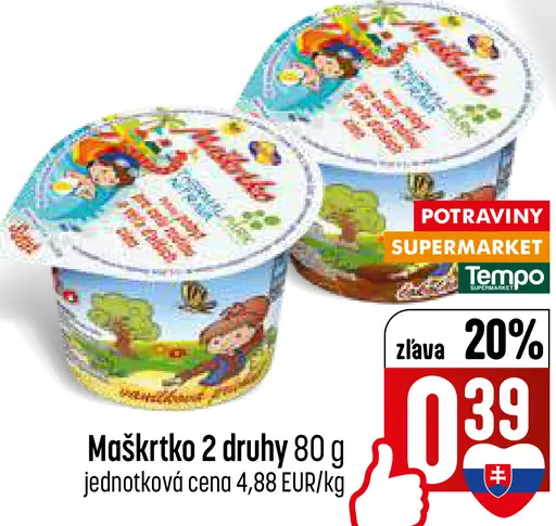 Babička Mašikrto dezert jogurtový