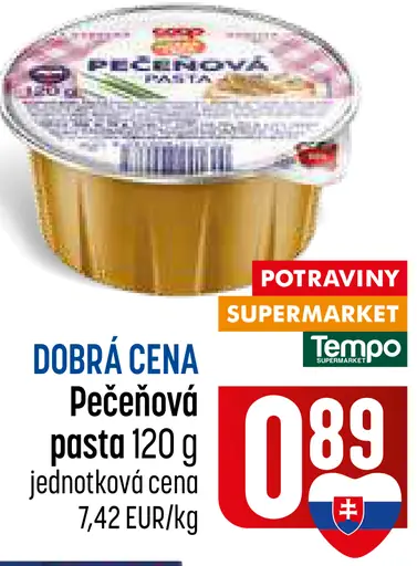Dobrá cena pečeňová pasta