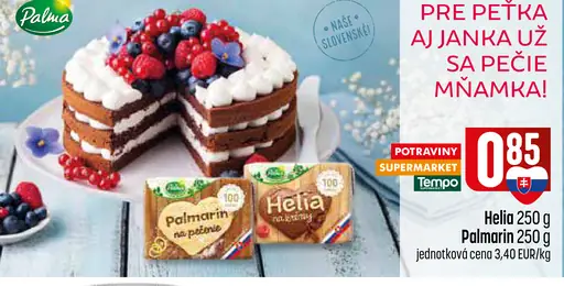Helia palmarín a Palmarin rastlinný tuk