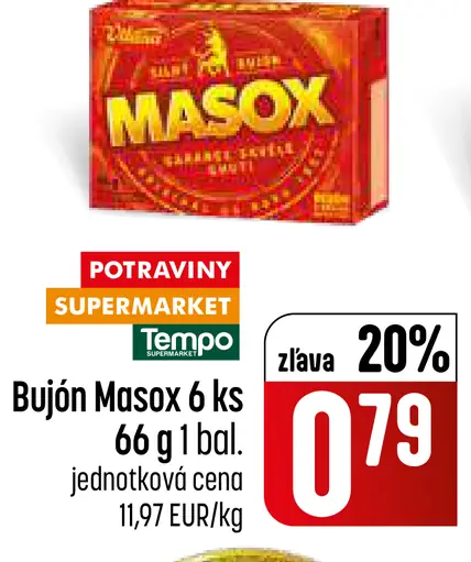 Bujón Masox kocky