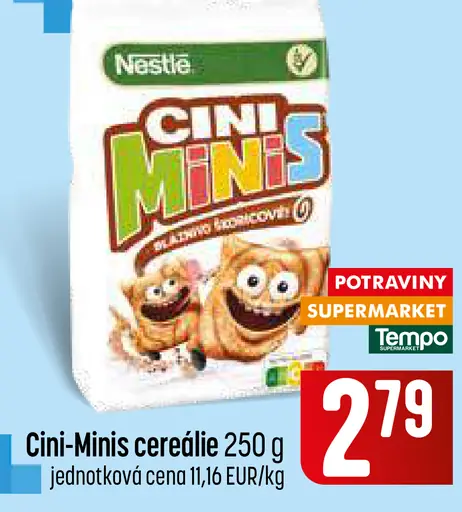 Nestlé Cini-Minis cereálie so škoricou