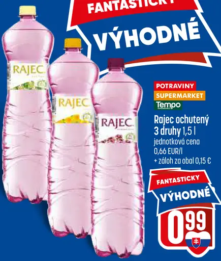 Rajec ochutený nápoj