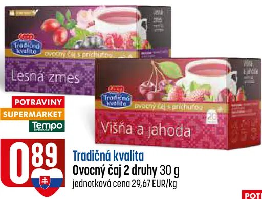 Tradičná kvalita Ovocný čaj