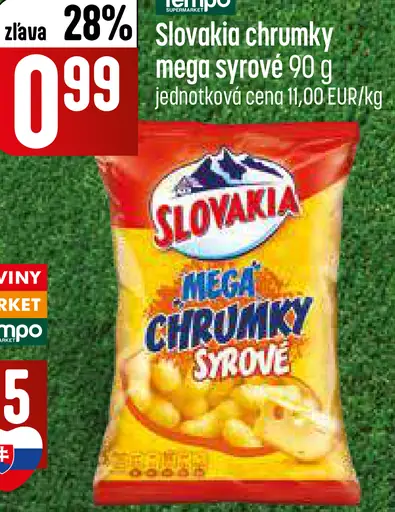 Slovakia Mega chrumky syrové