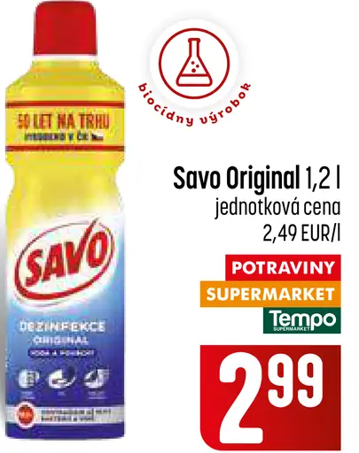 Savo Original dezinfekčný prostriedok