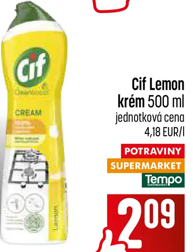 Cif krémový čistič Lemon
