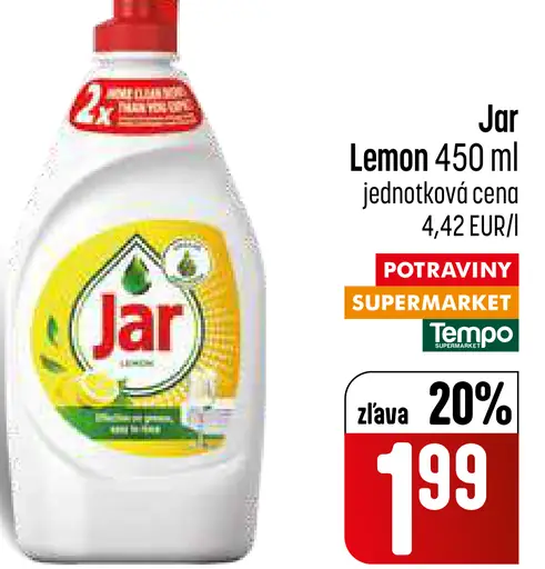 Jar Lemon prostriedok na riad