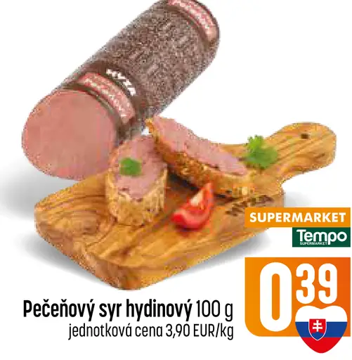 Pečeňový syr hydinový