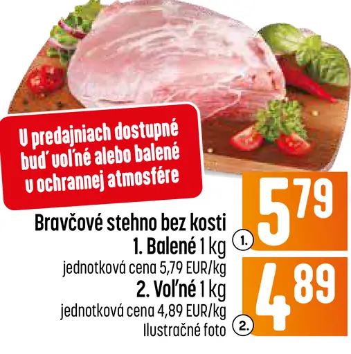 Bravčové stehno bez kosti