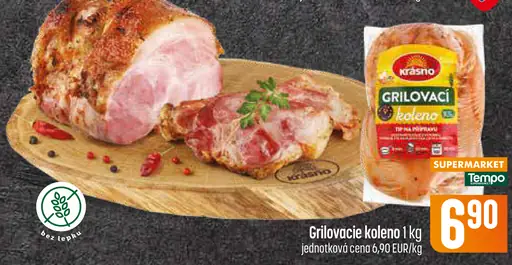 Krásno grilovacie koleno bez kosti