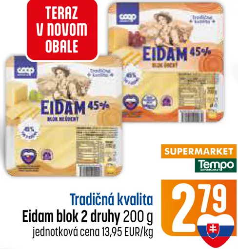 COOP Jednota Eidam blok 45 %