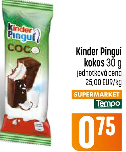 Kinder Pingui kokos