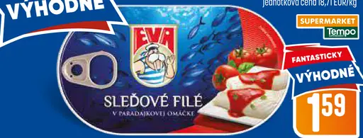 Eva šproty v paradajkovej omáčke