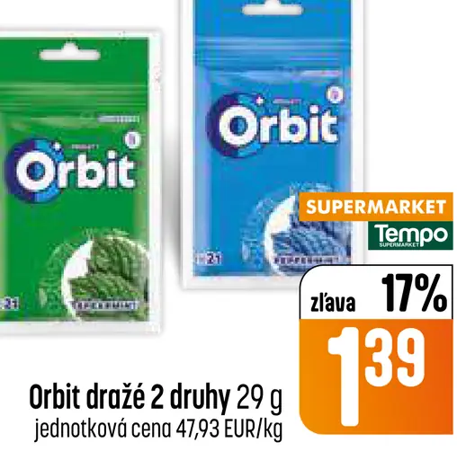 Orbit žuvačky