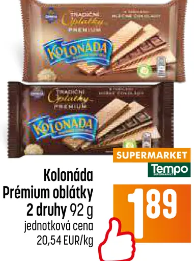 Kolonáda Prémiová oblátky